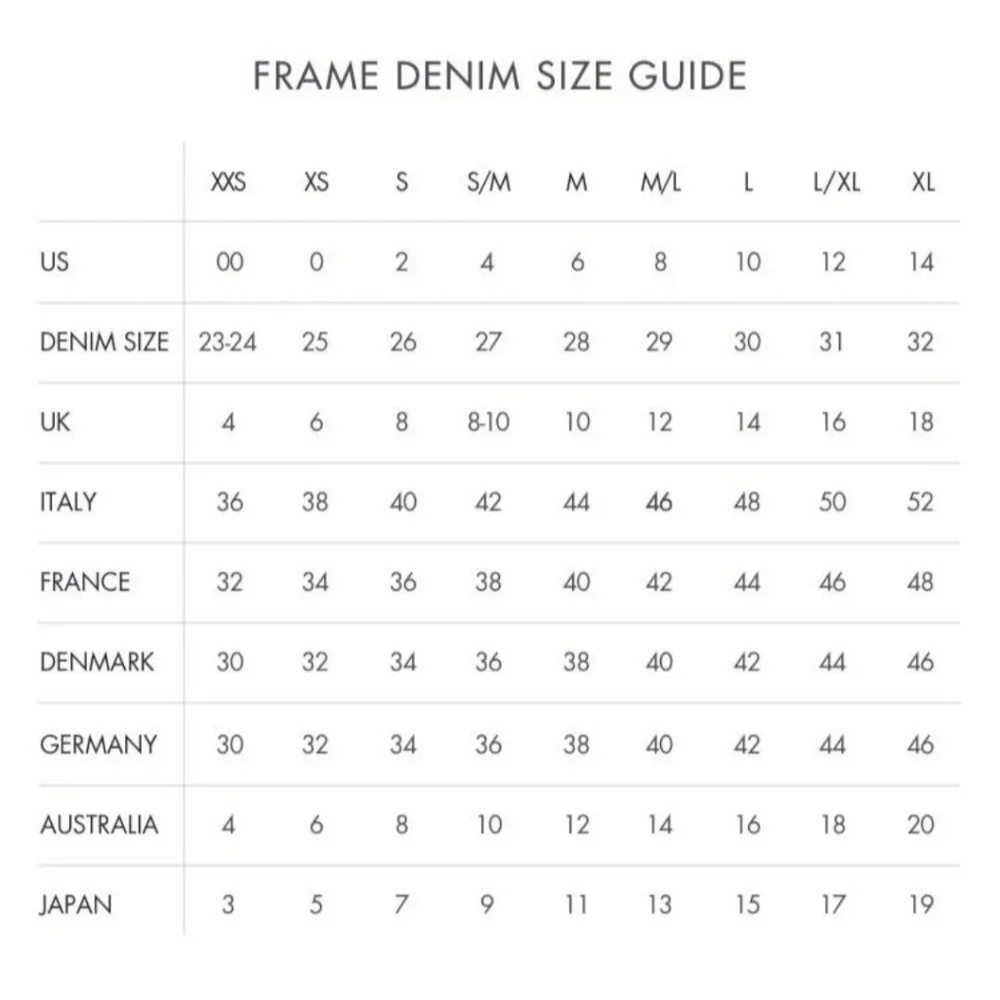 Frame Le Beau Women's Light Blue Short Size 25 - Picture 10 of 10